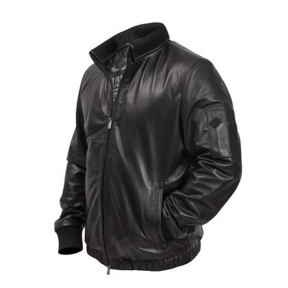 Кожаная мужская куртка арт В-1510